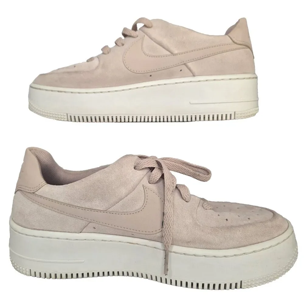 Nike Air Force 1 Sage Low Platform Women’s 8.5 Pink White AR5339-201